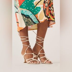 Anthropologie Strappy Heeled Sandals
